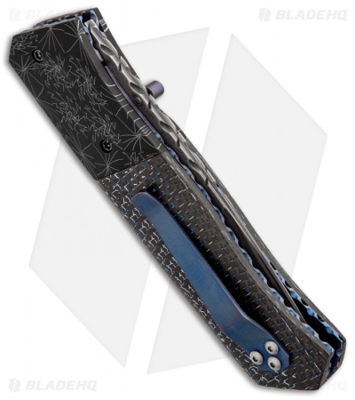 Burr Oak Knives Splinter Knife Carbon Fiber (3.38" San Mai)
