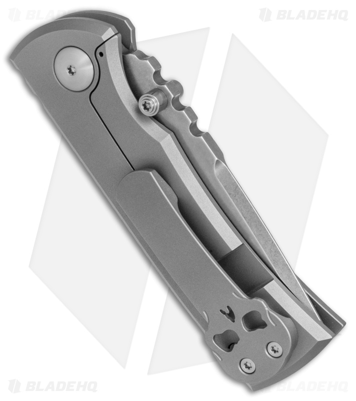 Chaves American Made Redención 228 Blasted Titanium Folder (3.25") 