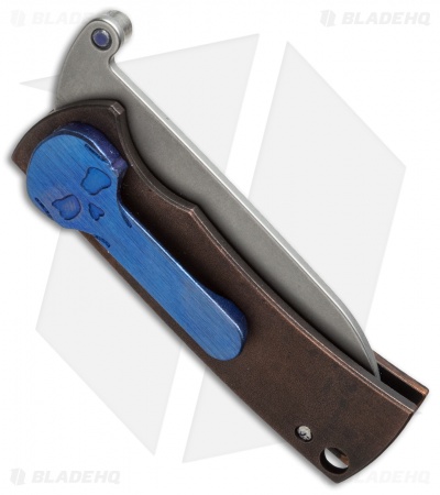 Chaves American Made Redención Friction Folder Knife Copper (2.25" Bead Blast)