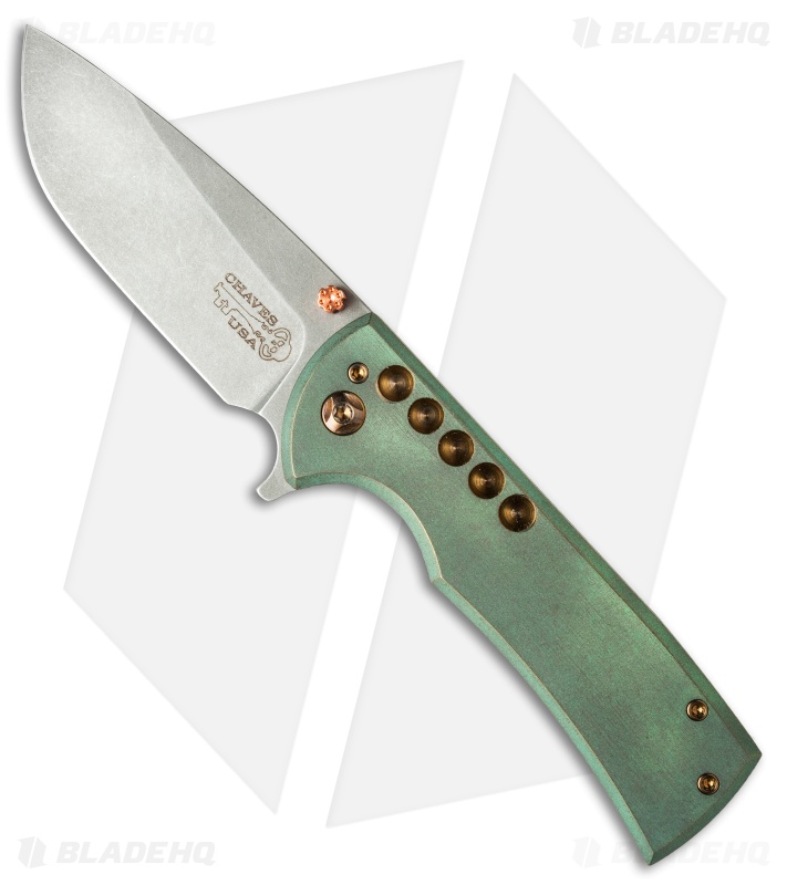 Ferrum Forge + Chaves One-Off Veloz Flipper Knife Green (3.125