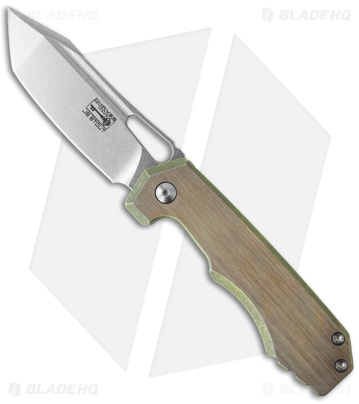 Chaves American Made JB Stout Megalodon 325 Knife Two-Tone Ti (3.25" SW)