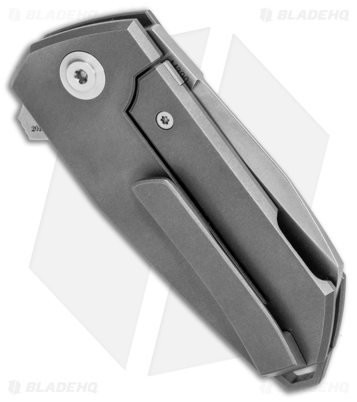 Cheburkov Knives Bulldog Frame Lock Knife Titanium (2.375" Bead Blast)