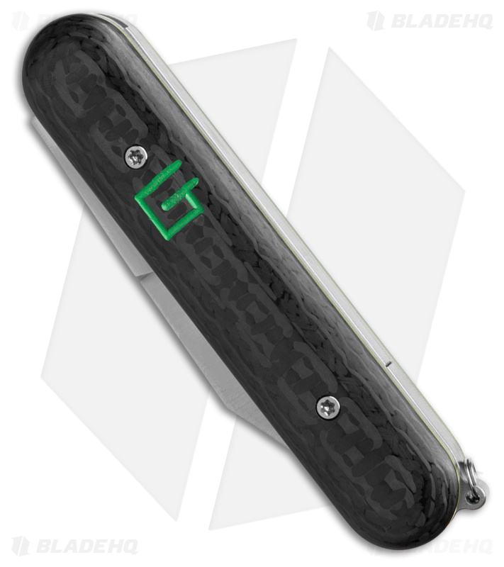 Chuck Gedraitis Alox SAS Linerlock Black Carbon Fiber (3.25" Satin)