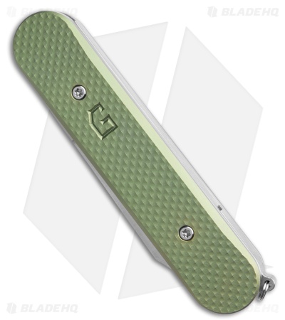 Chuck Gedraitis Alox SAS Linerlock Green Aluminum (3.25" Satin)