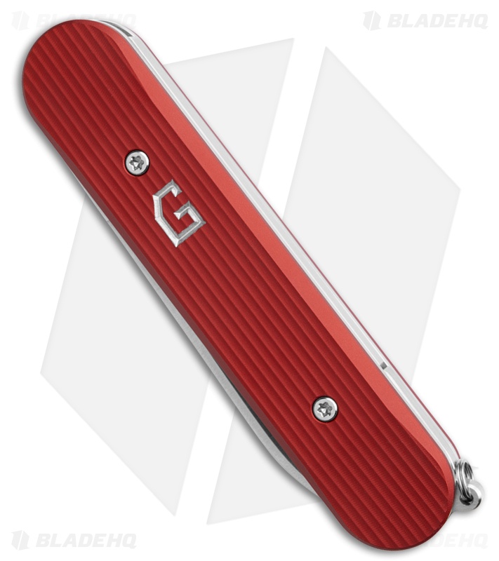 Chuck Gedraitis Alox SAS Linerlock Red Aluminum (3.25" Satin)