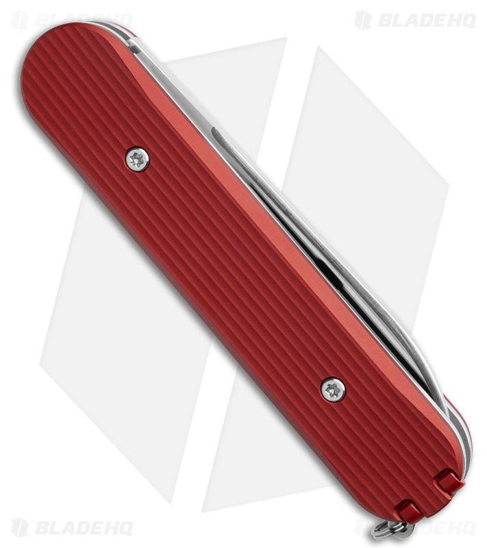 Chuck Gedraitis Alox SAS Linerlock Red Aluminum (3.25" Satin)