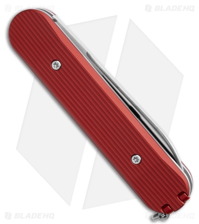 Chuck Gedraitis Alox SAS Linerlock Red Aluminum (3.25" Satin)