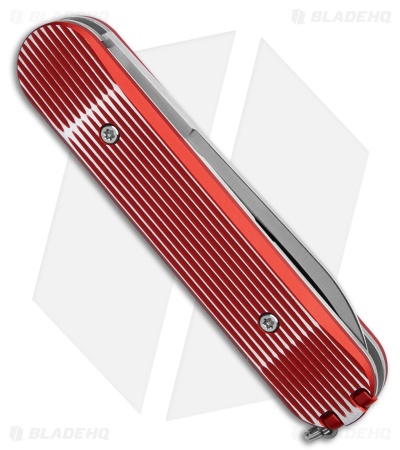 Chuck Gedraitis Alox SAS Linerlock Red Lined Aluminum (3.25" Satin)
