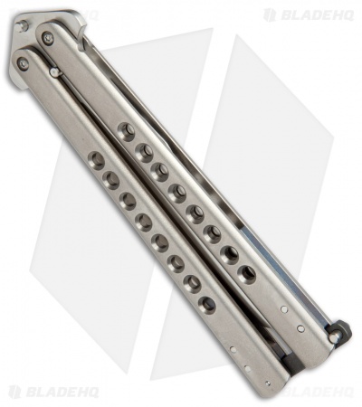 Chuck Gedraitis Knives Balisong #163 Titanium Butterfly Knife (4.25" Satin)