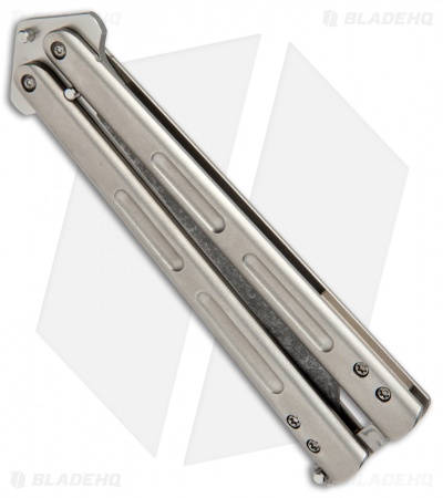 Chuck Gedraitis Knives Balisong #164 Titanium Butterfly Knife (4.25" BB SW)