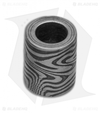 Chuck Gedraitis Custom Lanyard Bead - 304/316 Stainless Damascus