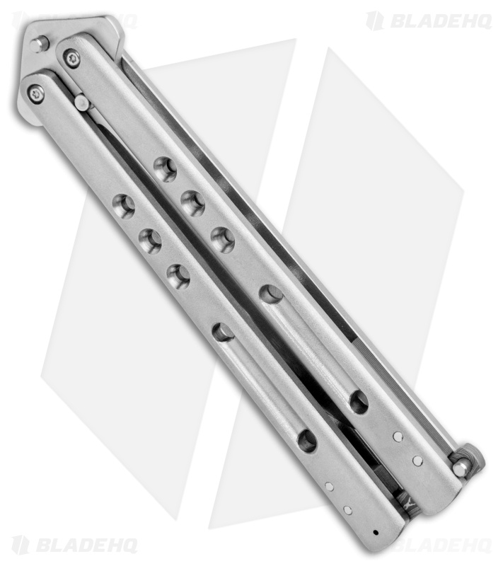 Chuck Gedraitis Knives Balisong #202 Titanium Butterfly Knife (4.25" Satin)
