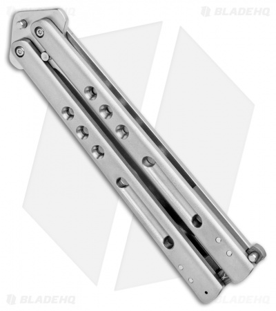 Chuck Gedraitis Knives Balisong #202 Titanium Butterfly Knife (4.25" Satin)