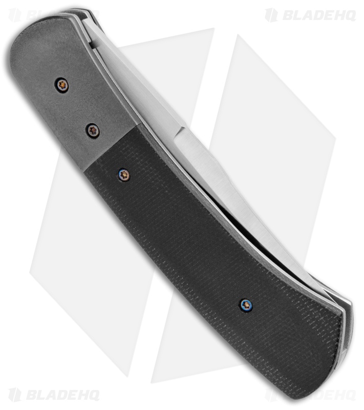 Chuck Gedraitis Scale Release Automatic Knife Micarta/Zirconium  (3.1" Satin)