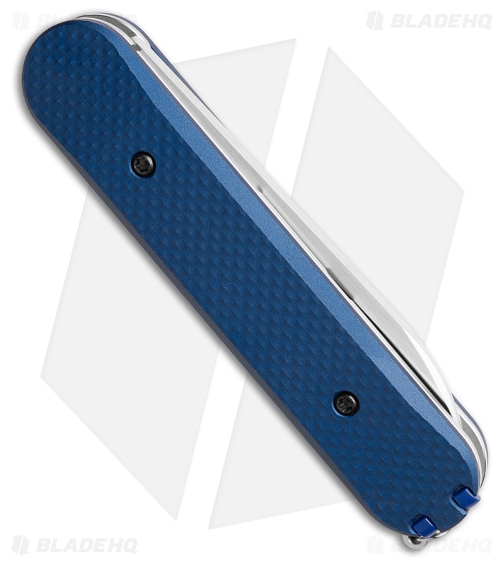 Chuck Gedraitis Switch Army Switchblade Automatic Knife Blue Al (3.25" Satin)