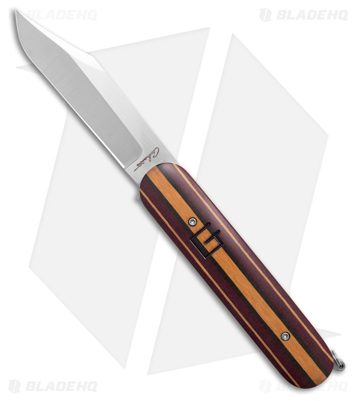 Chuck Gedraitis Swiss Army Switchblade Automatic Knife Richlite (3.25" Satin)