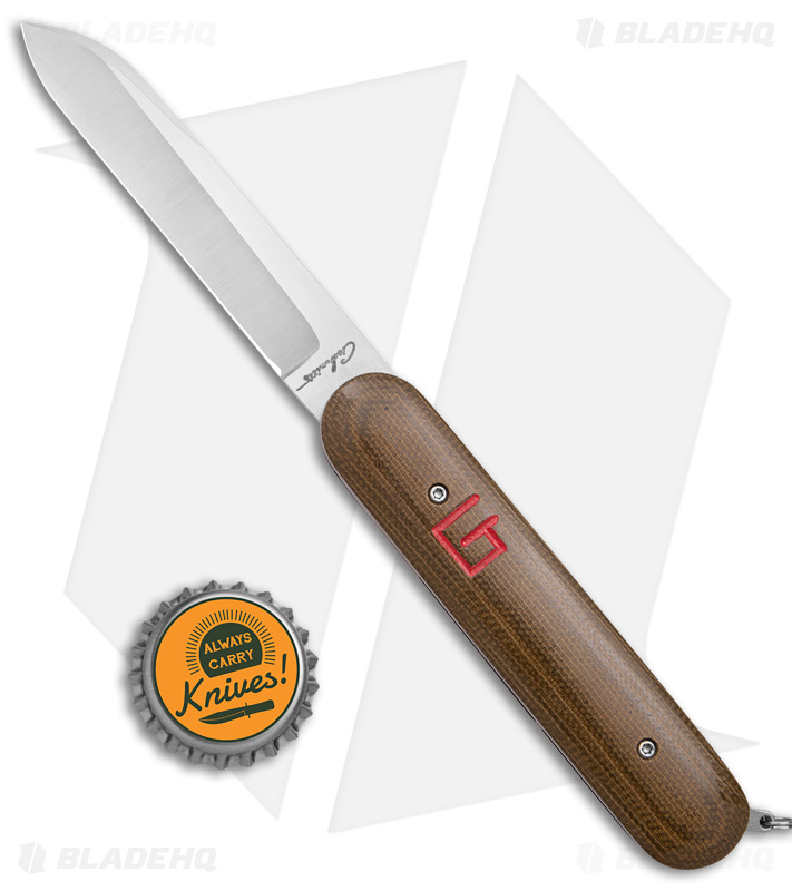 Chuck Gedraitis Switch Army Green Canvas Micarta - Blade HQ