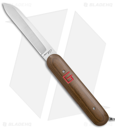 Chuck Gedraitis Switch Army Automatic Knife Green Canvas Micarta (3.4" Satin) 