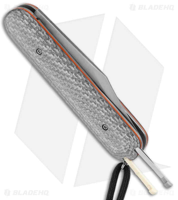 Chuck Gedraitis Switch Army Switchblade Automatic Knife Silver Twill