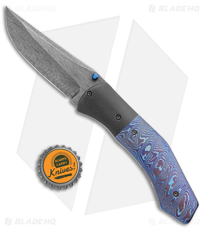 Gedraitis Knives Knook Liner Lock Folder Moku-Ti/Zirc (3.25" Damascus)