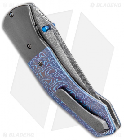 Gedraitis Knives Knook Liner Lock Folder Moku-Ti/Zirc (3.25" Damascus)