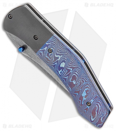 Gedraitis Knives Knook Liner Lock Folder Moku-Ti/Zirc (3.25" Damascus)