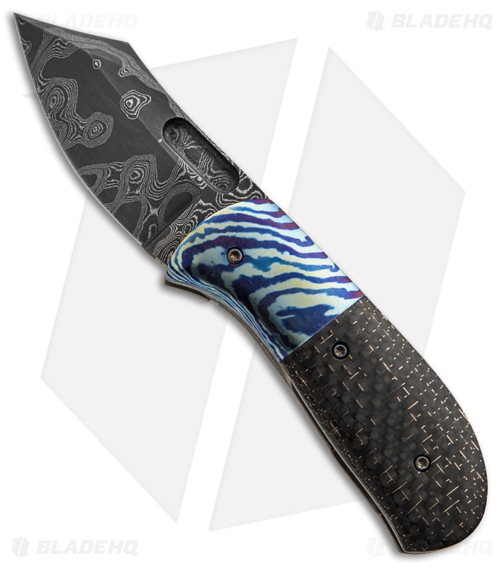 Chuck Gedraitis Puffin Folding Knife Titanium Folder (2.375