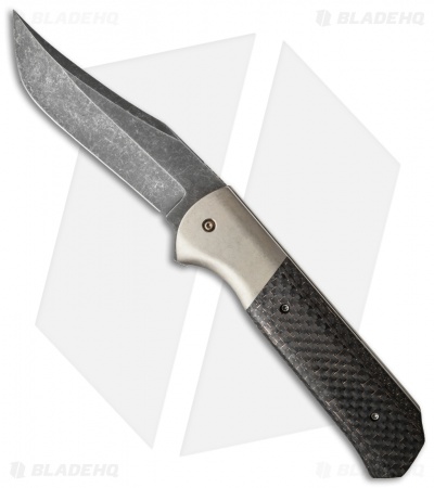 Chuck Gedraitis Marauder Flipper Knife LSCF/Titanium (3.75" Acid Wash)