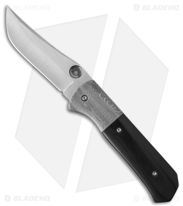 Chuck Gedraitis Small Marauder Liner Lock Knife G-10/Damascus (3.125" Satin)