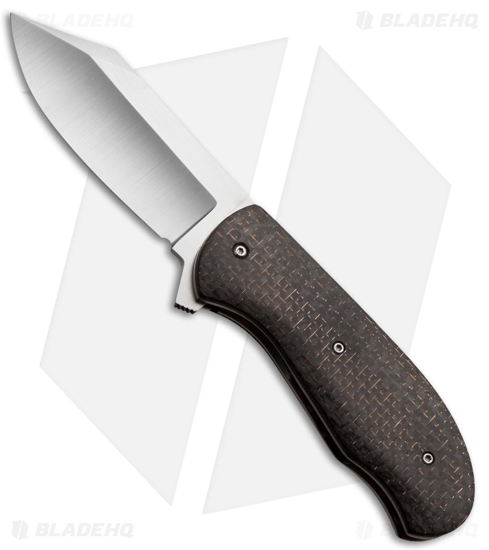 Chuck Gedraitis Medium Puffin Flipper Knife LSCF (3.125" Satin)