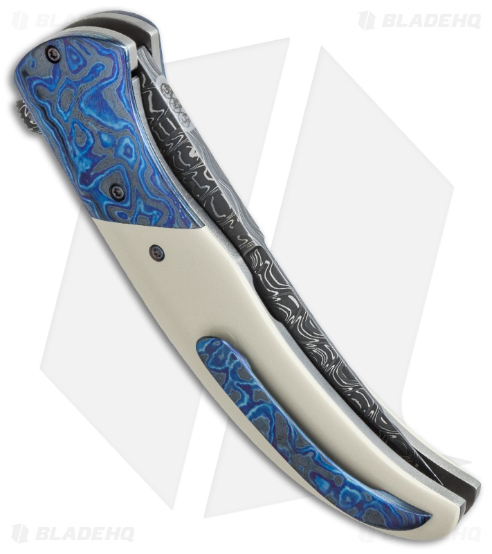 Chuck Gedraitis Persian Flipper Knife Timascus/ Micarta (3.75" Damascus )
