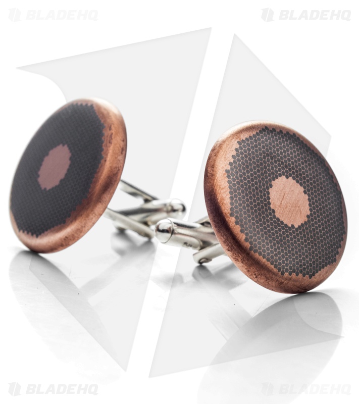 Chuck Gedraitis Copper/Niobium Superconductor Cuff Links