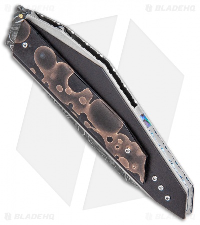 Corrie Schoeman Custom N Able Liner Lock Knife Resin Composite (3.25" Damascus)