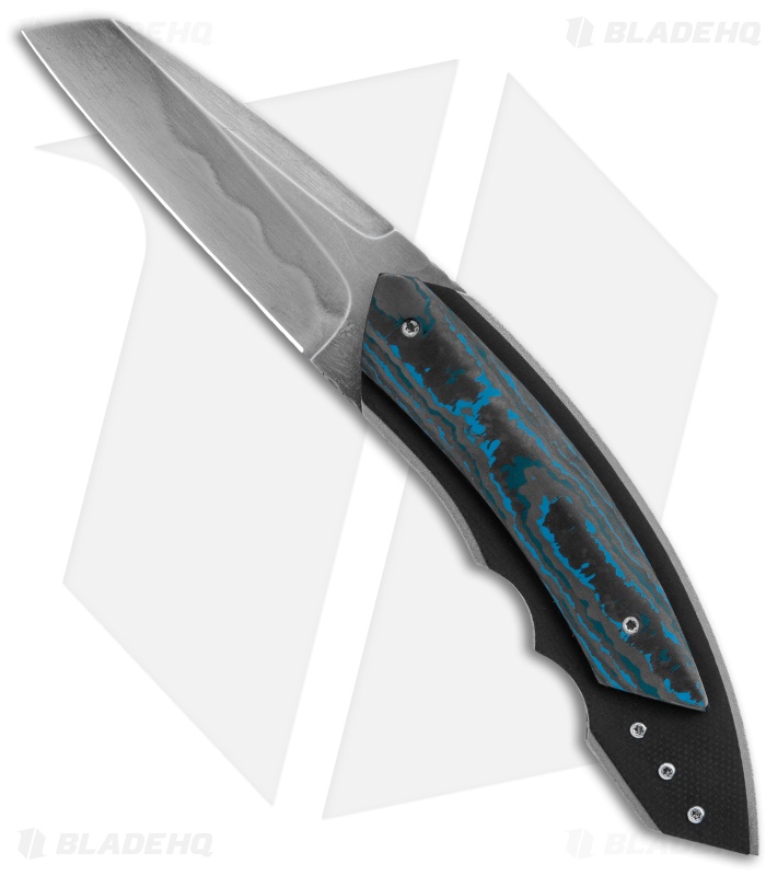 Corrie Schoeman Snout Liner Lock Knife Fat Carbon Fiber (2.5" Hamon)