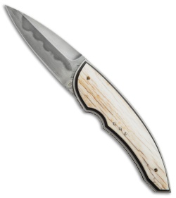 Corrie Schoeman Panerai Flipper Knife Giraffe Bone (3.25" Hamon)