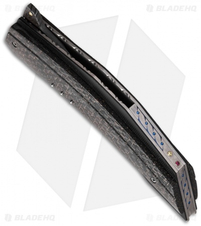 Corrie Schoeman Persian Flipper Knife LSCF (3.875" Damascus)
