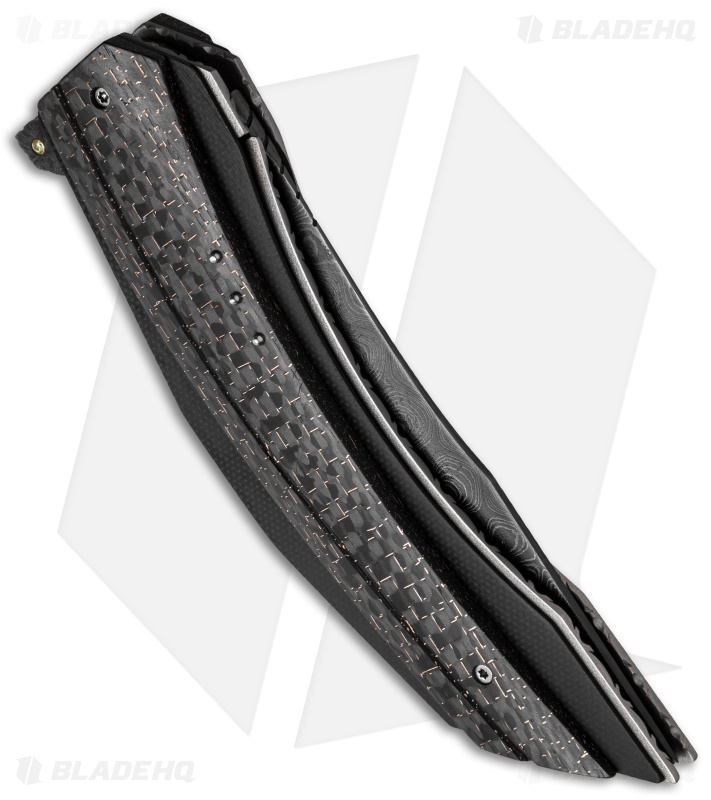 Corrie Schoeman Persian Flipper Knife LSCF (3.875" Damascus)