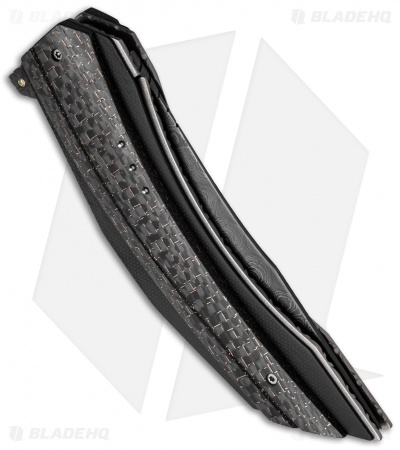 Corrie Schoeman Persian Flipper Knife LSCF (3.875" Damascus)