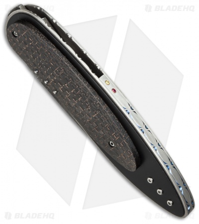 Corrie Schoeman Struggle Flipper Folder LSCF (3.5" Damascus)
