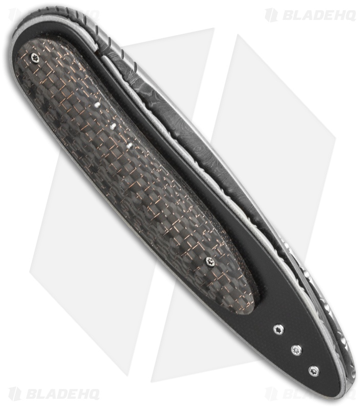 Corrie Schoeman Struggle Flipper Folder LSCF (3.5" Damascus)
