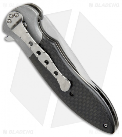  Crawford Custom Point Guard Flipper Knife Carbon Fiber (3.625" Satin)