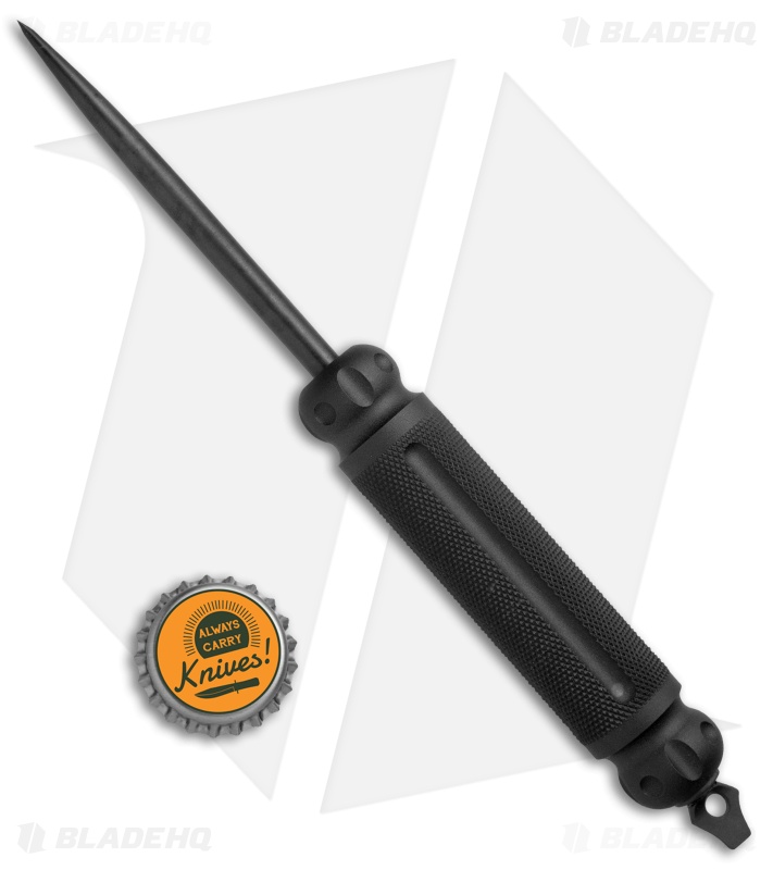 Crawford Push Pick Kubaton Dagger Aluminum (3.5" Black)