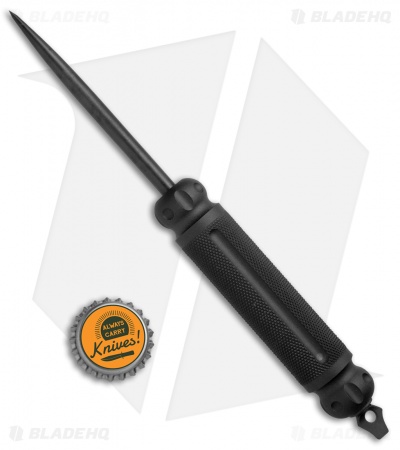 Crawford Push Pick Kubaton Dagger Aluminum (3.5" Black)