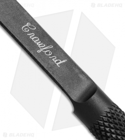 Crawford Custom Devil Dart Stainless Steel Fixed Blade (3.25" Black)
