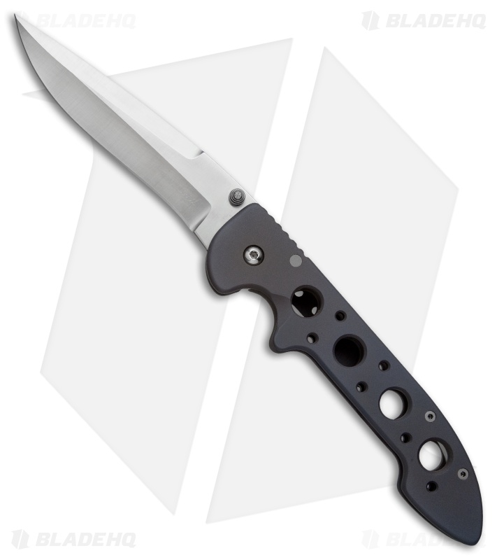 Crawford Custom Perfigo Folder Frame Lock Knife Purple Titanium (4.5" Satin)