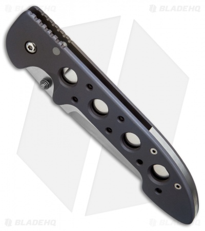 Crawford Custom Perfigo Folder Frame Lock Knife Purple Titanium (4.5" Satin)