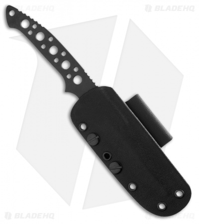 Crawford Custom Perfigo Fixed Blade Neck Knife (3.25" Black)