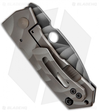 Crusader Forge Custom VIS Metro Tactical Frame Lock Knife (3.6" 3D Black)