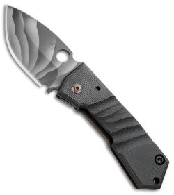 Crusader Forge Custom VIS Metro Tactical Frame Lock Knife (3.6" 3D Black)