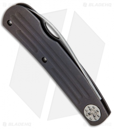 Curtiss Custom Knives SwayTac Slipjoint Knife Blue Titanium (2.875" Stonewash)